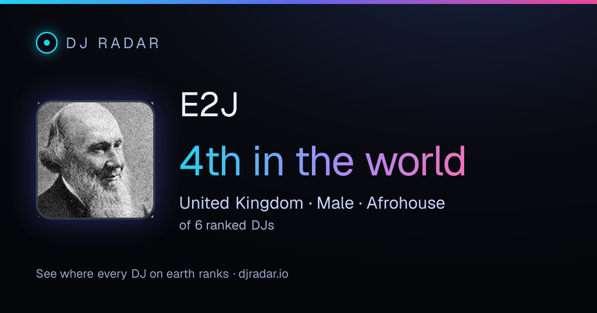 Shareable card: E2J 4th
