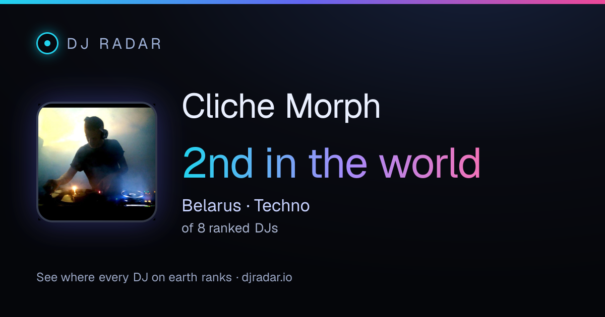 Shareable card: Cliche Morph 2nd