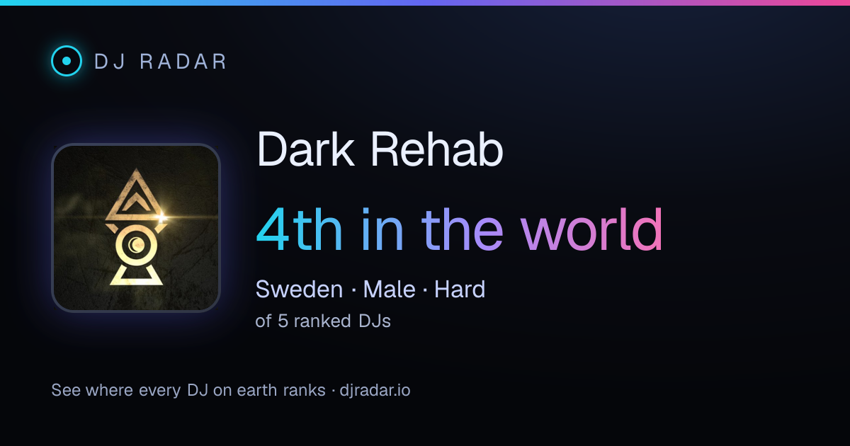Shareable card: Dark Rehab 4th