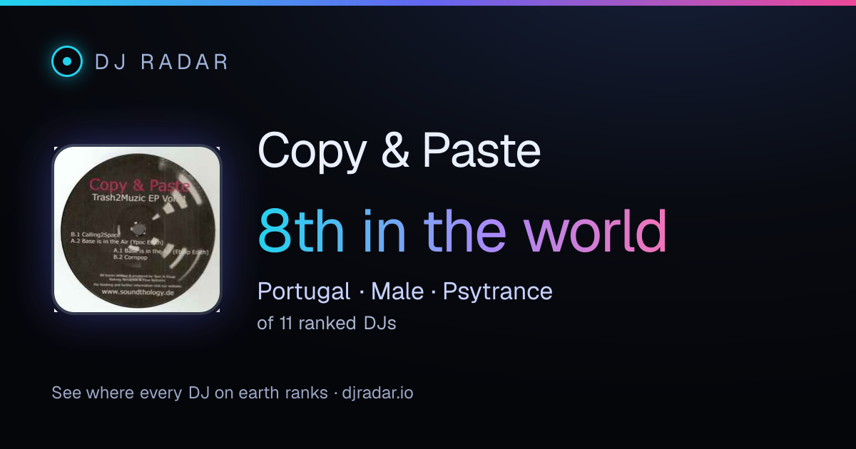 Shareable card: Copy & Paste 8th
