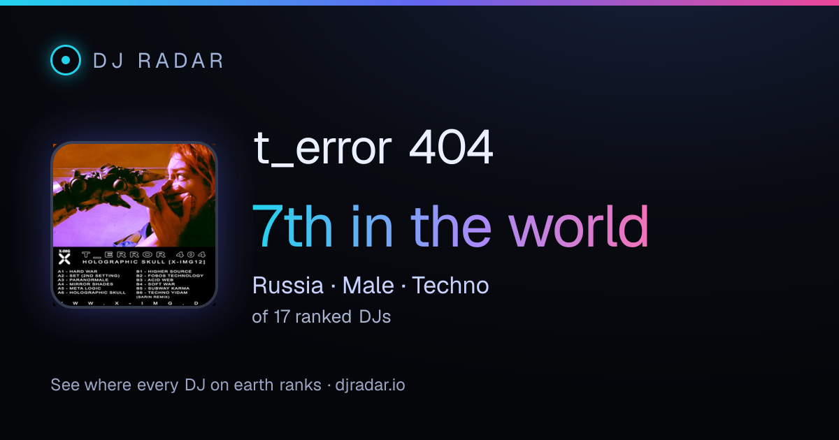 Shareable card: t_error 404 7th
