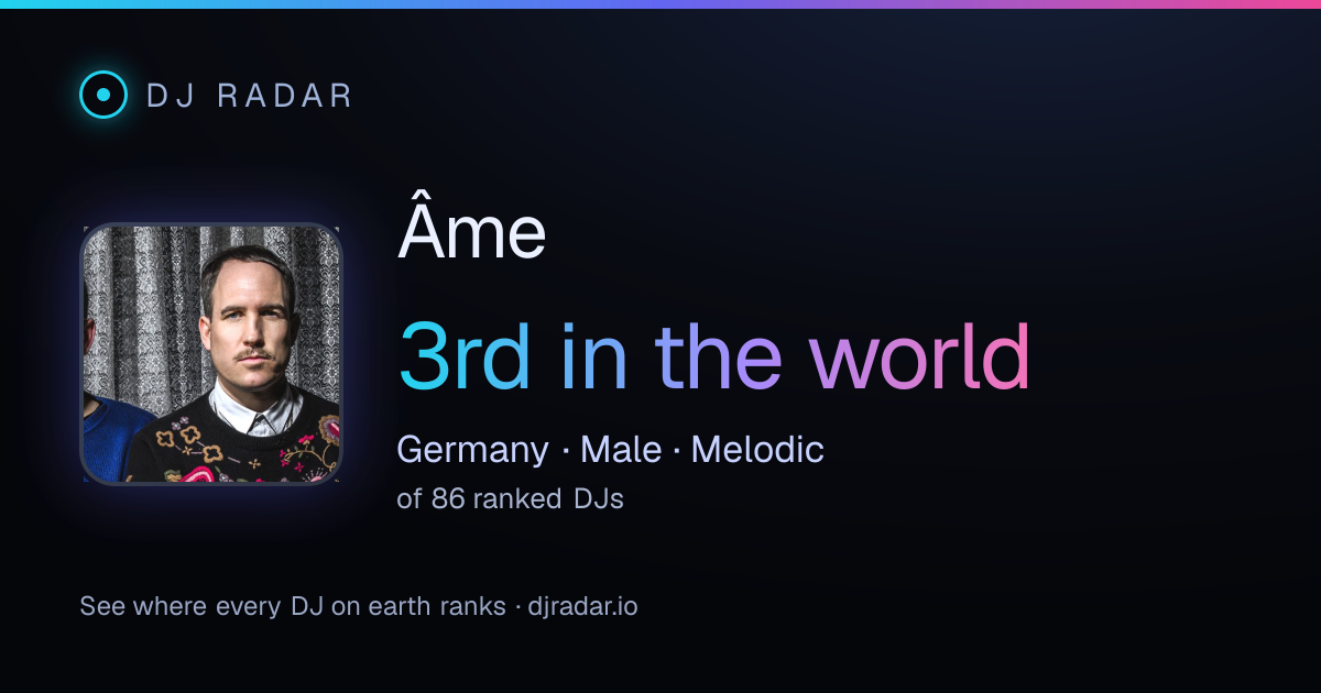 Shareable card: Âme 3rd