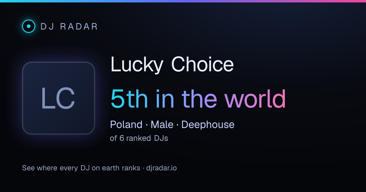 Shareable card: Lucky Choice 5th
