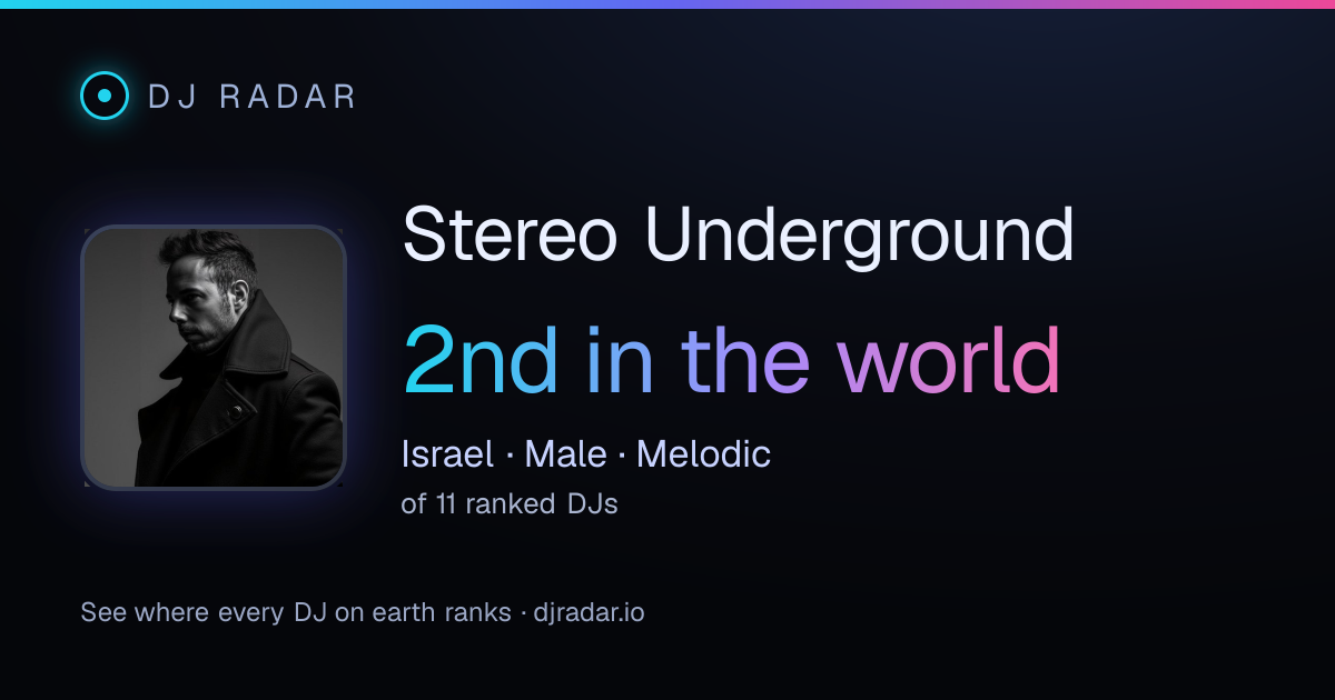 Shareable card: Stereo Underground 2nd