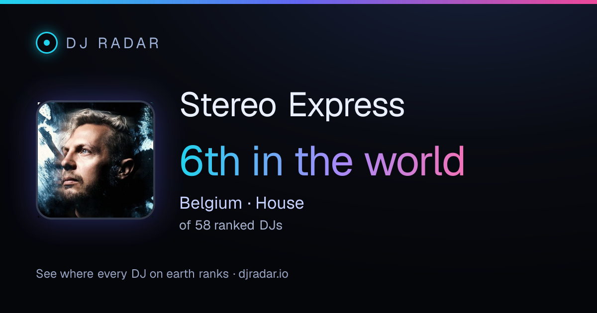 Shareable card: Stereo Express 6th