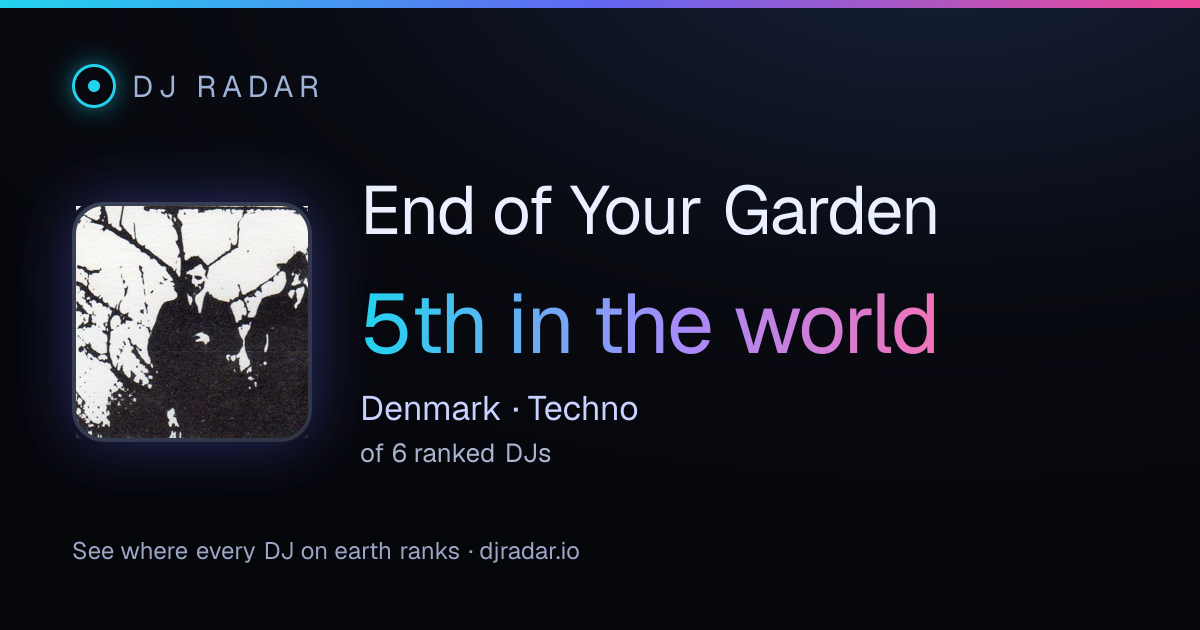 Shareable card: End of Your Garden 5th