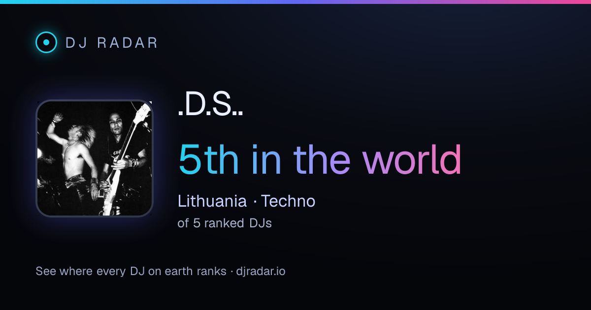 Shareable card: .D.S.. 5th