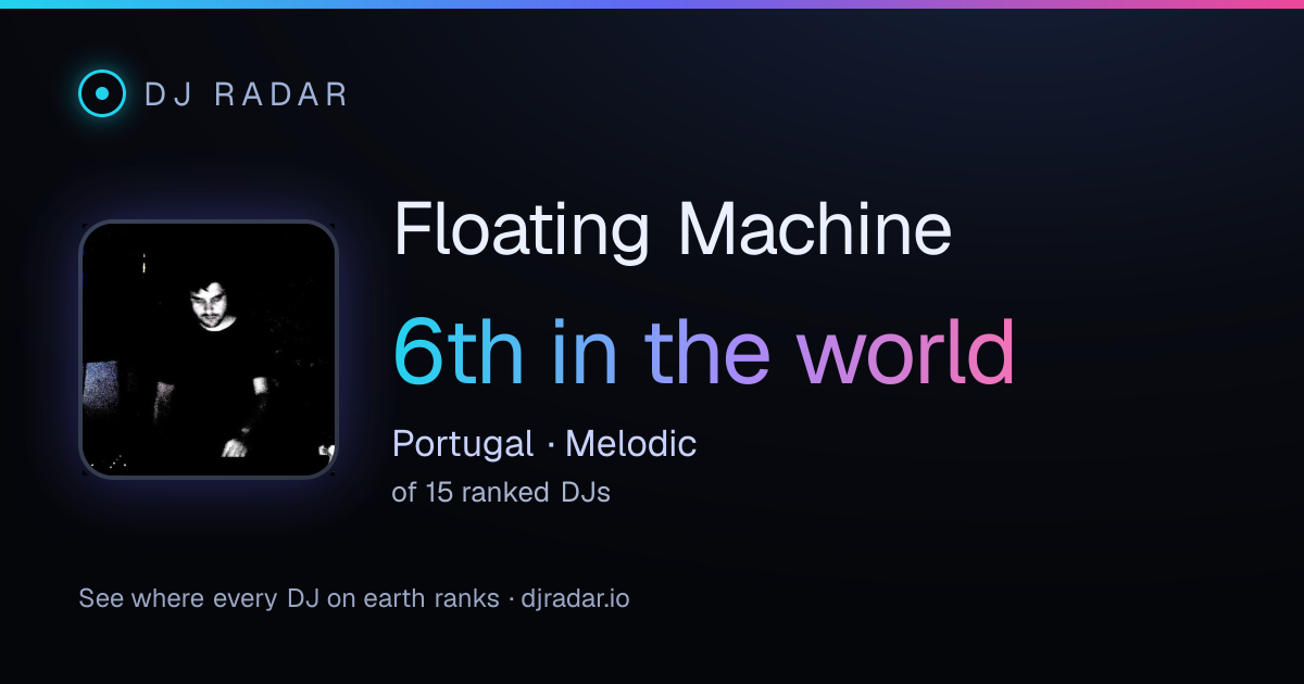 Shareable card: Floating Machine 6th