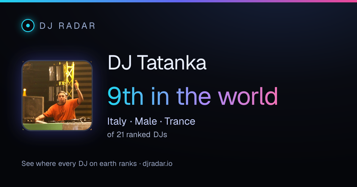 Shareable card: DJ Tatanka 9th