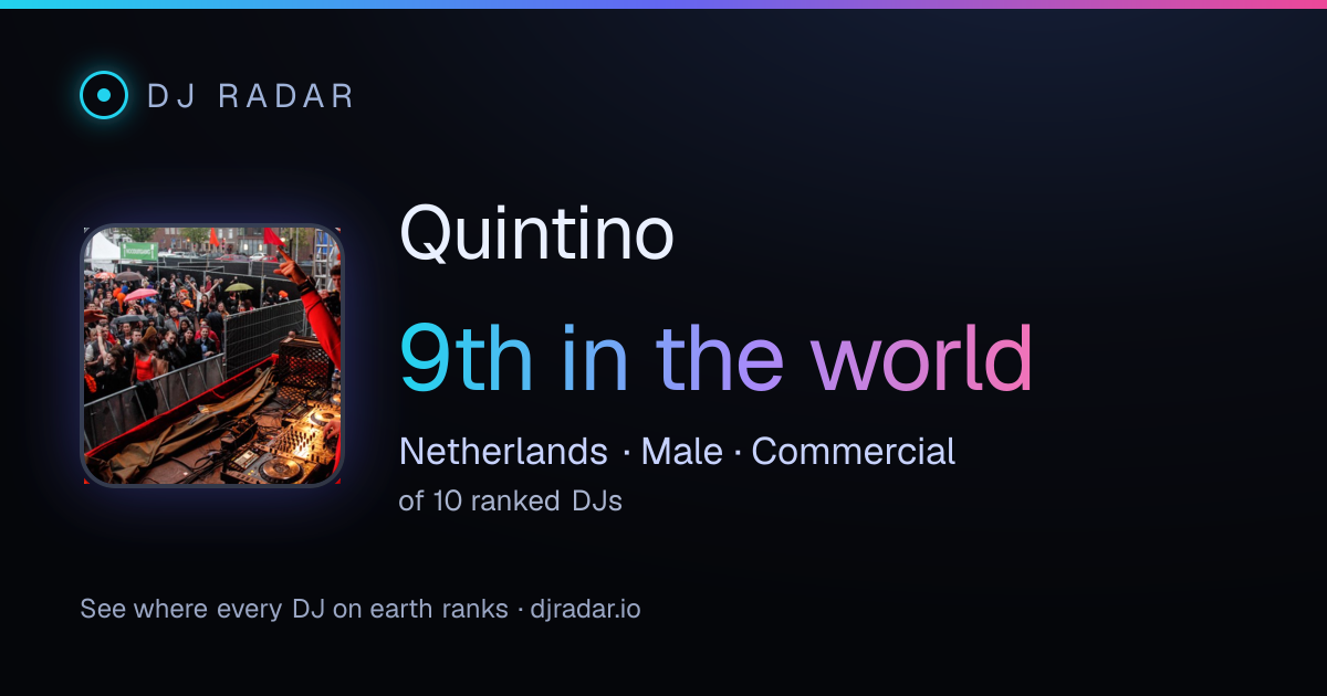 Shareable card: Quintino 9th