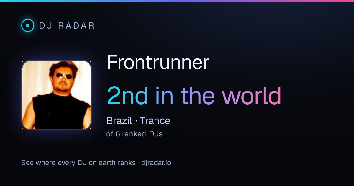 Shareable card: Frontrunner 2nd