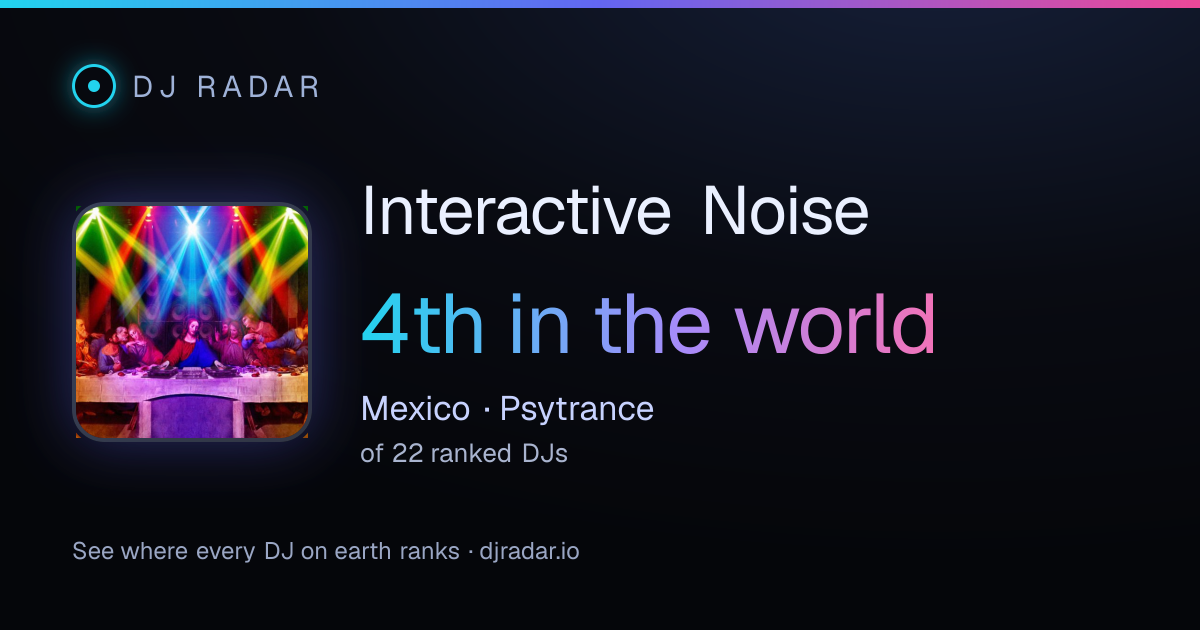 Shareable card: Interactive Noise 4th