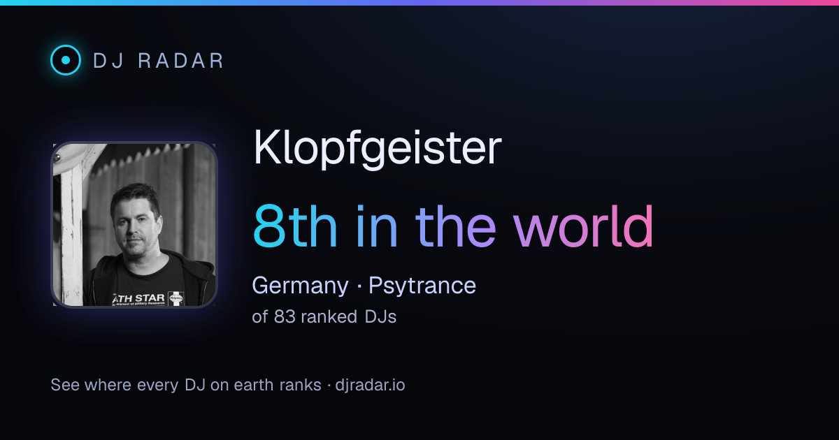 Shareable card: Klopfgeister 8th