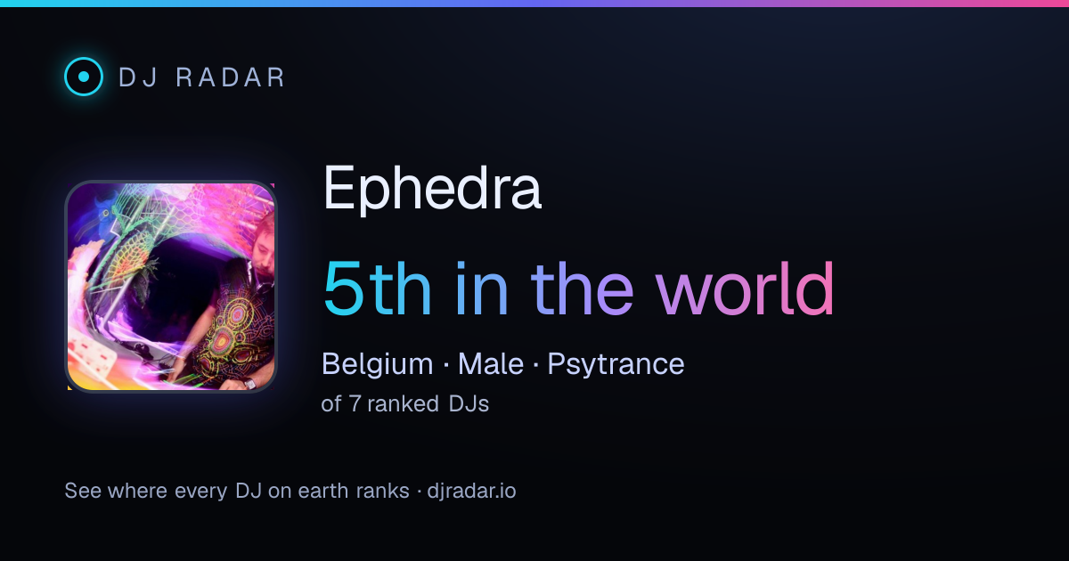 Shareable card: Ephedra 5th