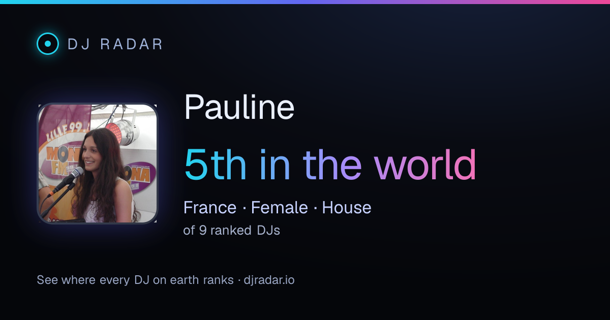 Shareable card: Pauline 5th