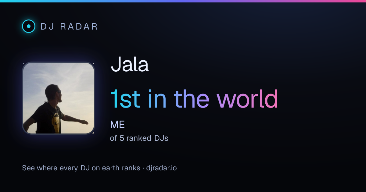Shareable card: Jala 1st