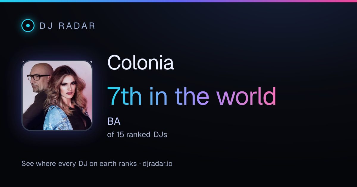 Shareable card: Colonia 7th