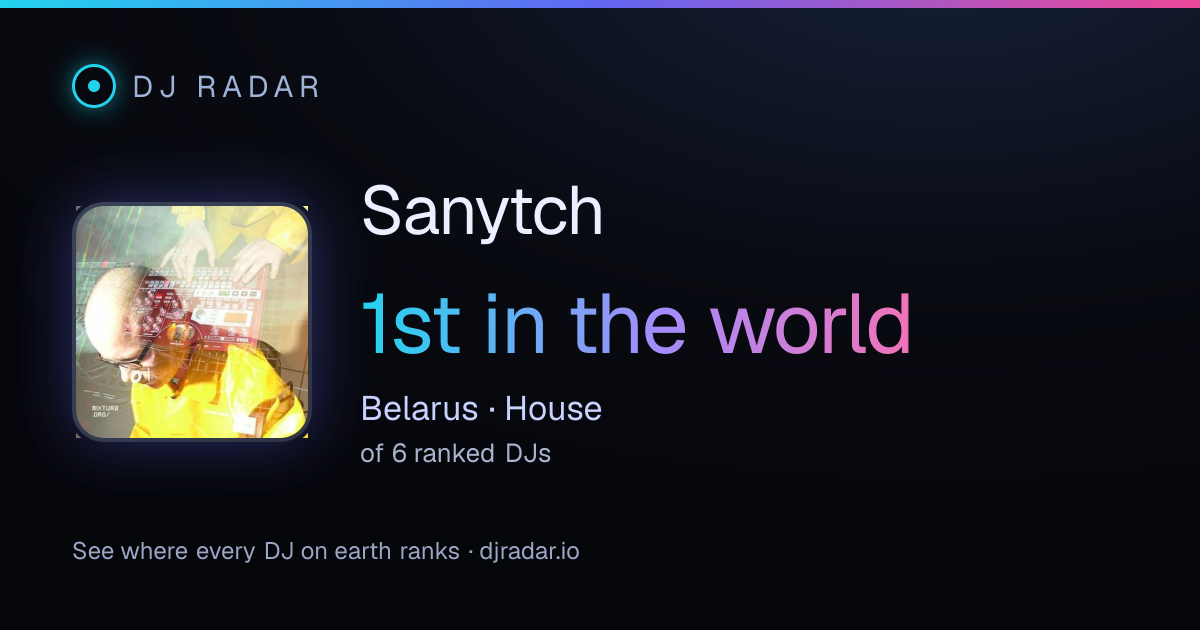 Shareable card: Sanytch 1st