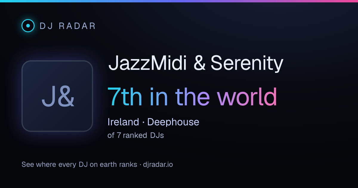 Shareable card: JazzMidi & Serenity 7th