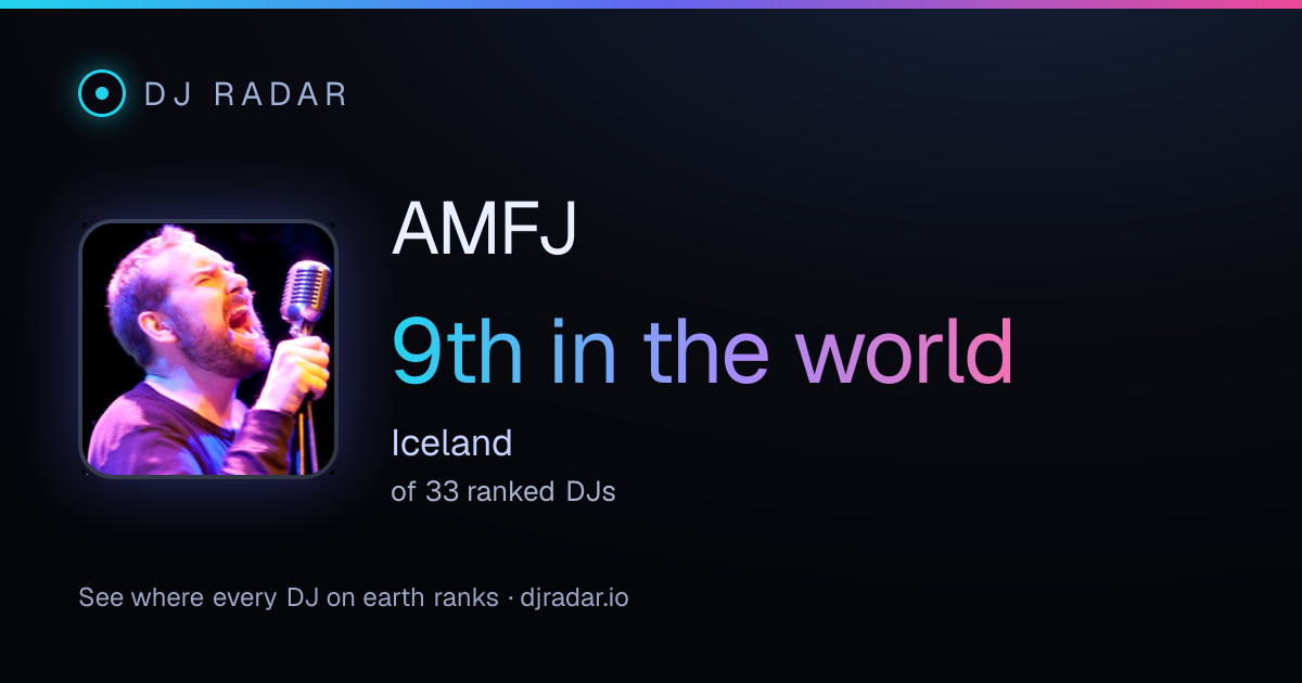 Shareable card: AMFJ 9th