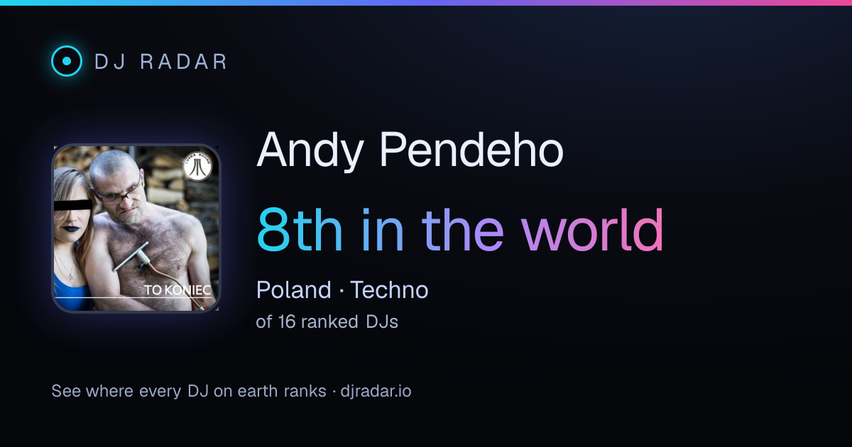 Shareable card: Andy Pendeho 8th