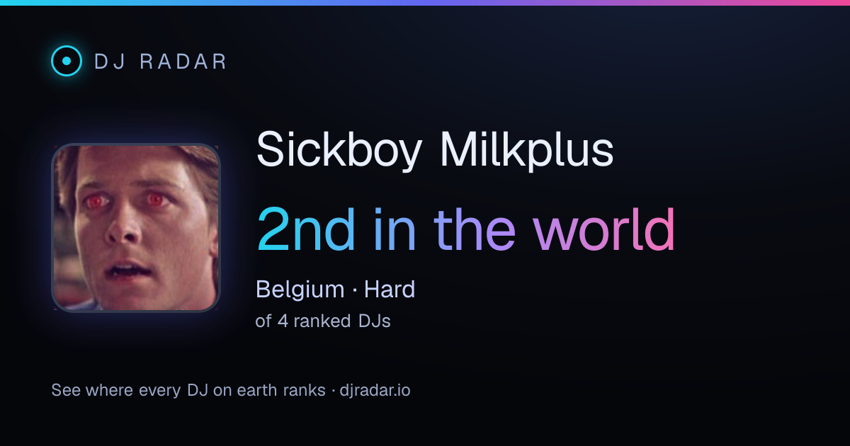 Shareable card: Sickboy Milkplus 2nd