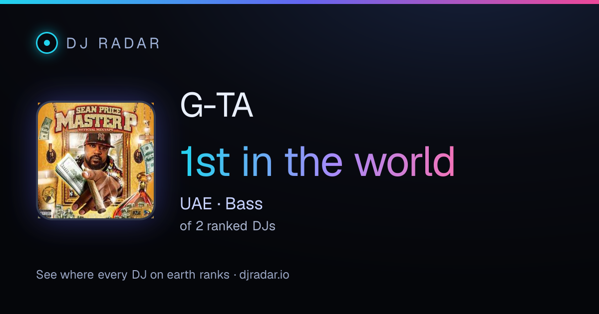 Shareable card: G-TA 1st