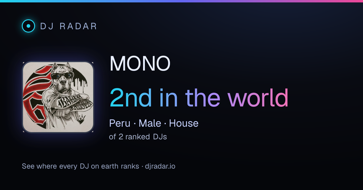 Shareable card: MONO 2nd