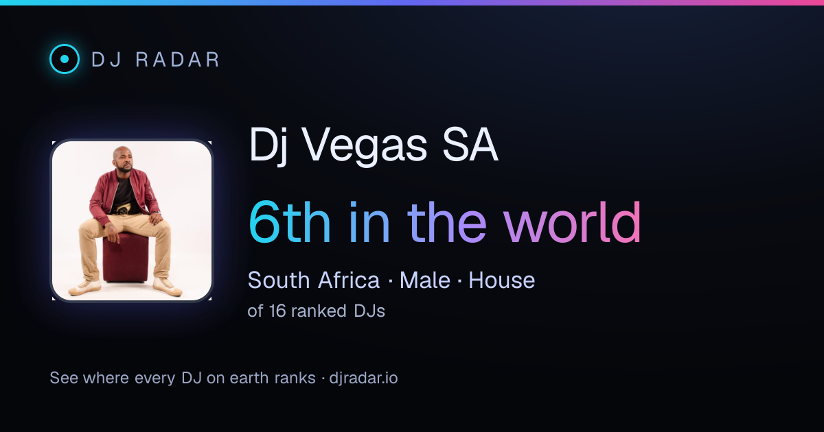 Shareable card: Dj Vegas SA 6th