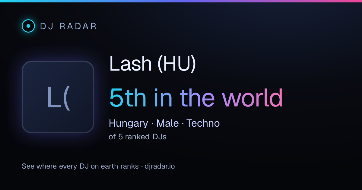 Shareable card: Lash (HU) 5th