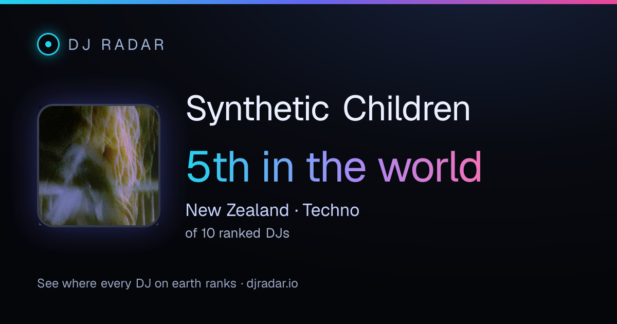 Shareable card: Synthetic Children 5th