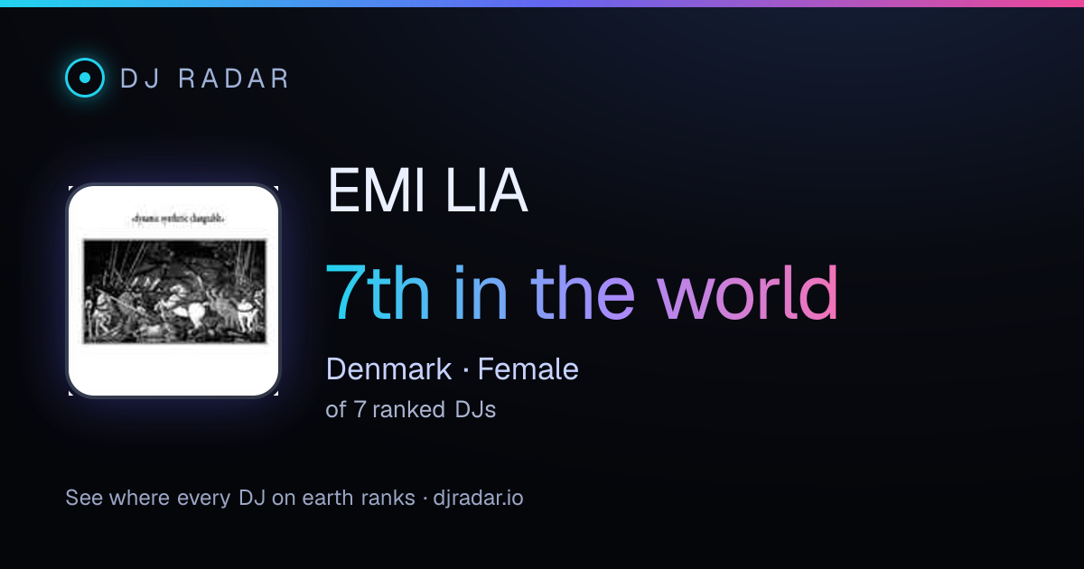 Shareable card: EMI LIA 7th