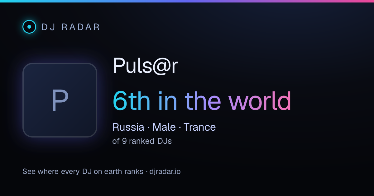 Shareable card: Puls@r 6th
