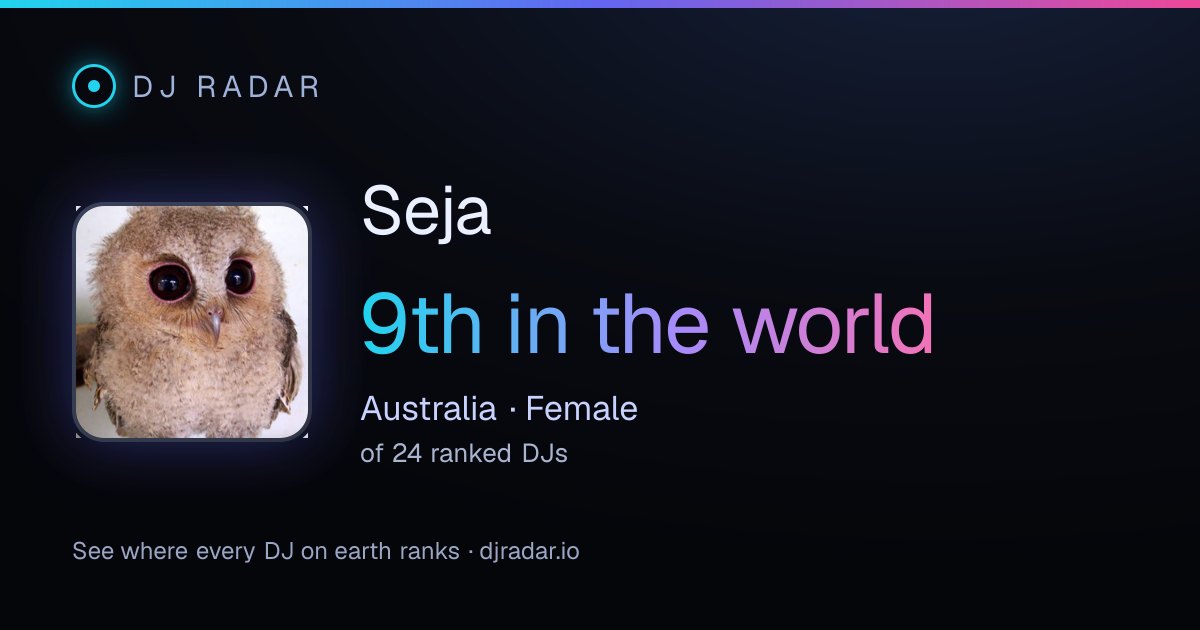 Shareable card: Seja 9th