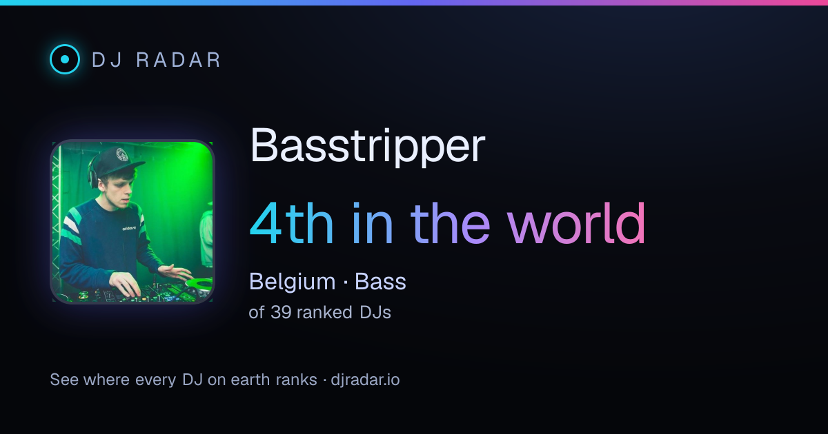 Shareable card: Basstripper 4th
