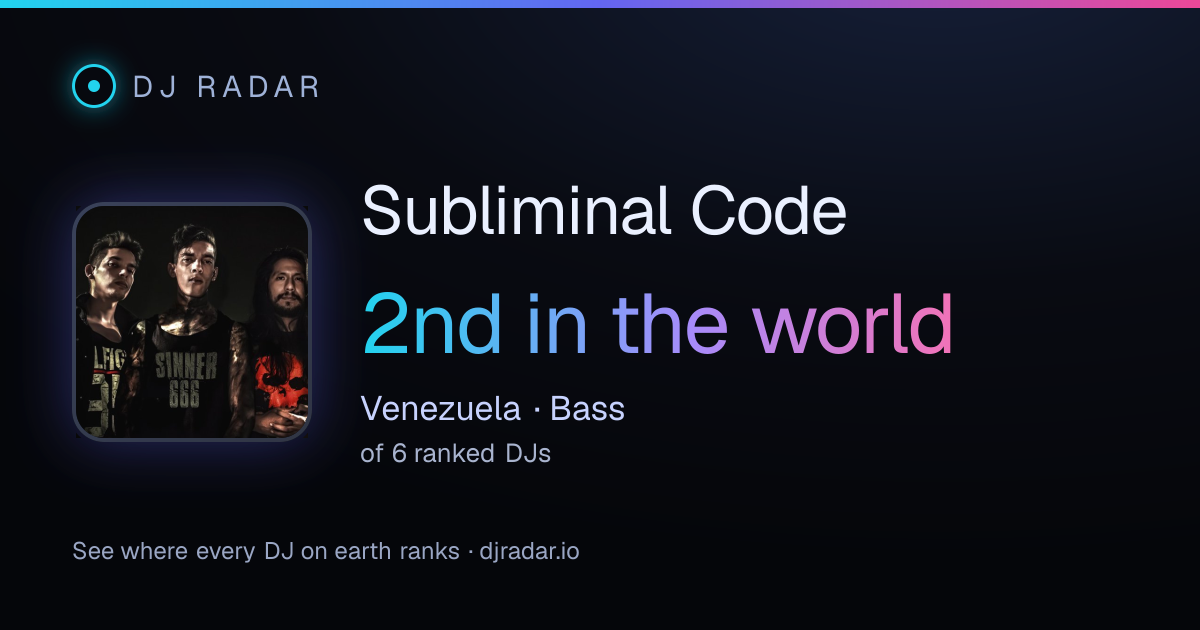 Shareable card: Subliminal Code 2nd