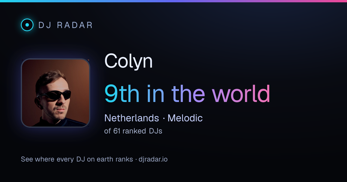 Shareable card: Colyn 9th