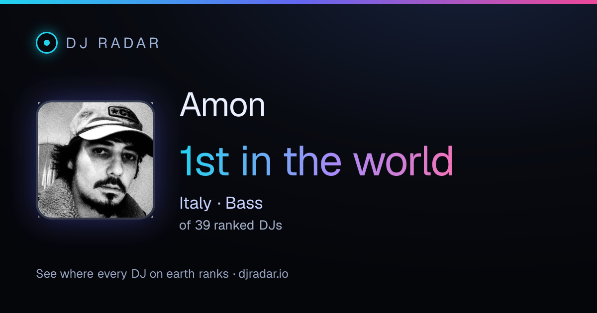 Shareable card: Amon 1st