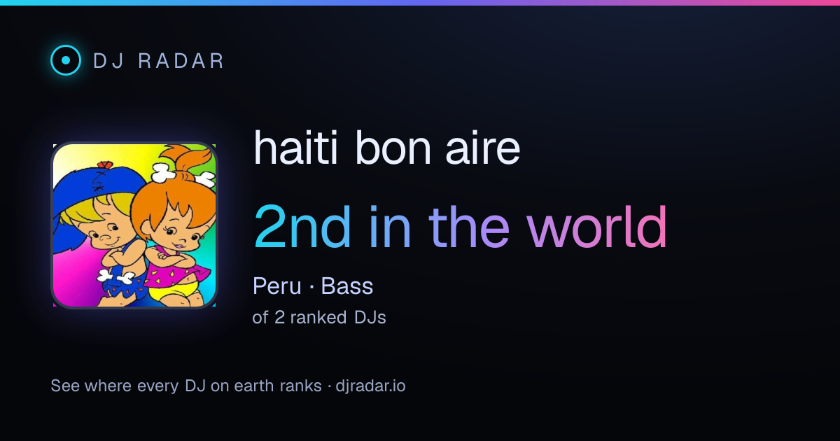 Shareable card: haiti bon aire 2nd
