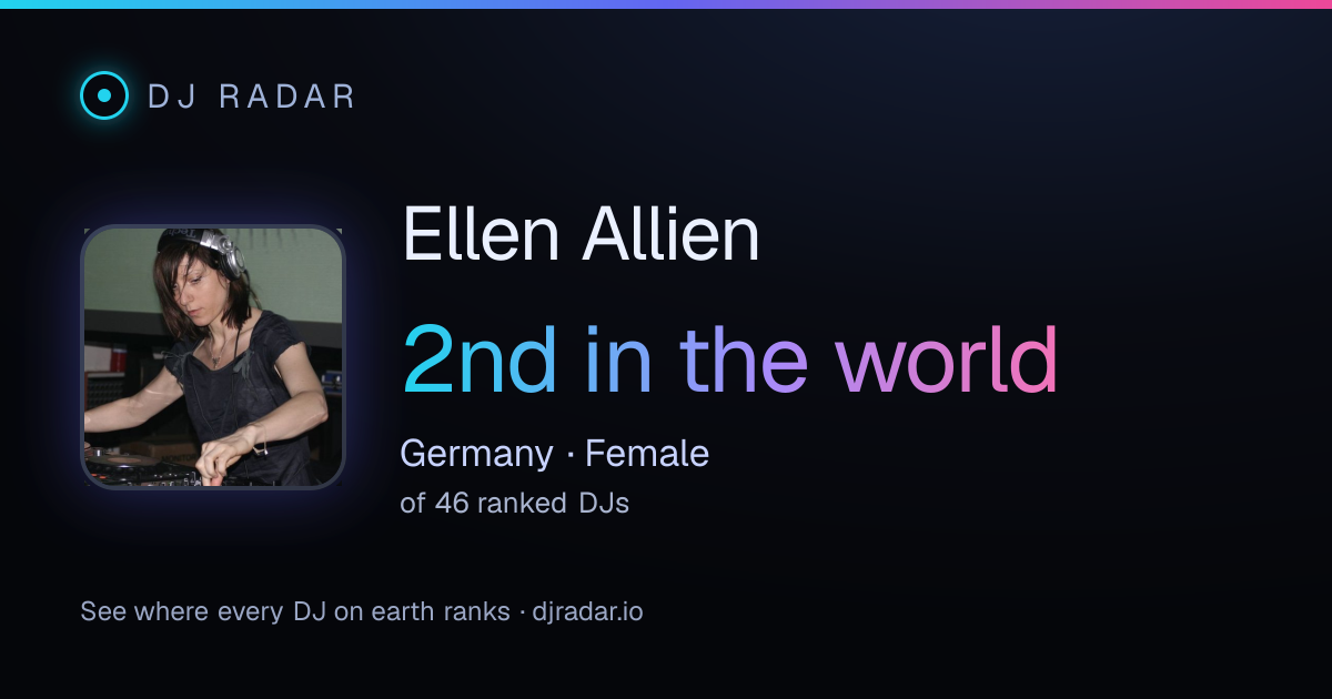 Shareable card: Ellen Allien 2nd