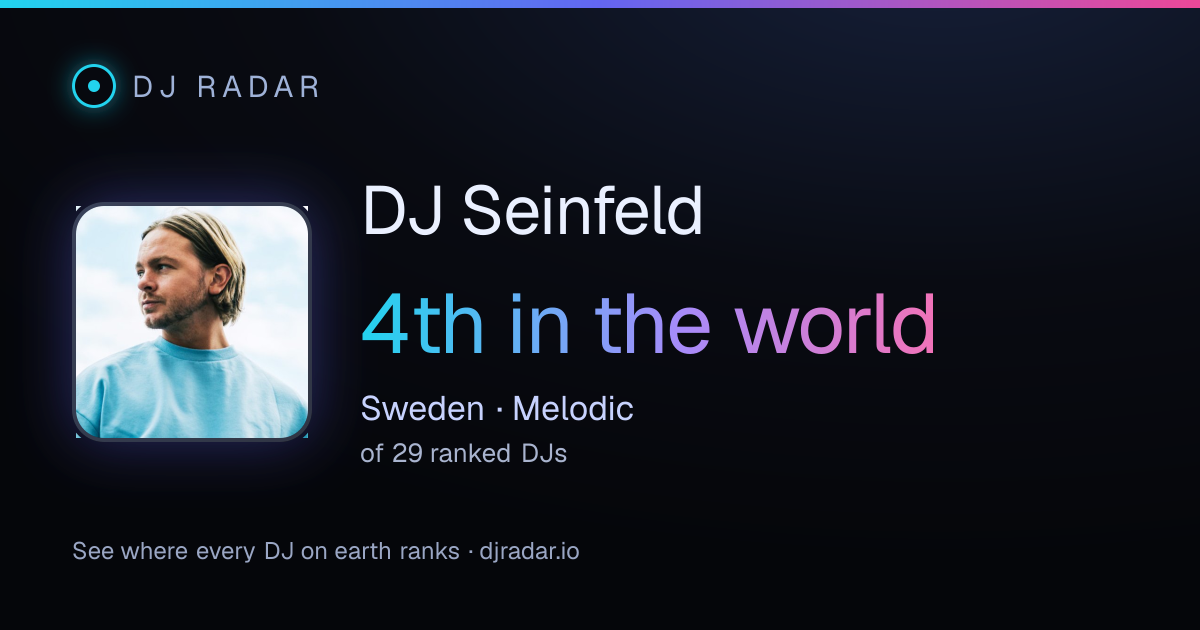 Shareable card: DJ Seinfeld 4th