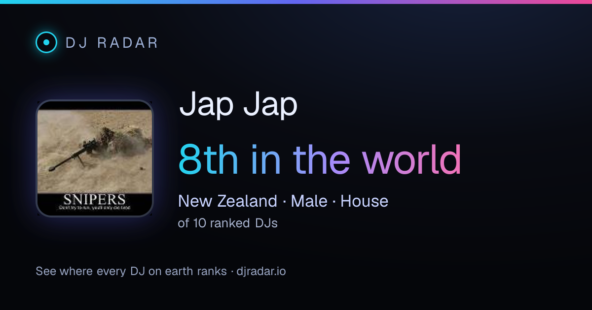 Shareable card: Jap Jap 8th