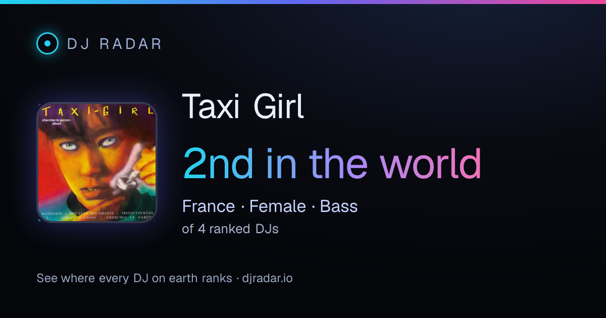 Shareable card: Taxi Girl 2nd