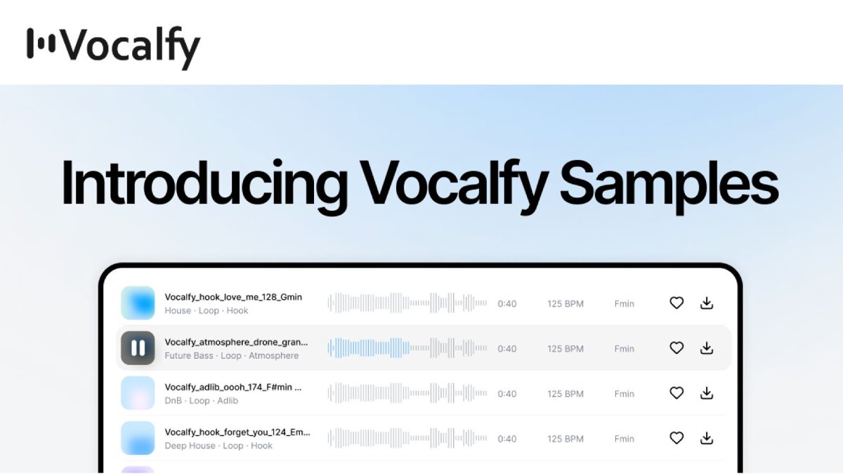 Vocalfy Samples: a dedicated vocal sample library for music producers